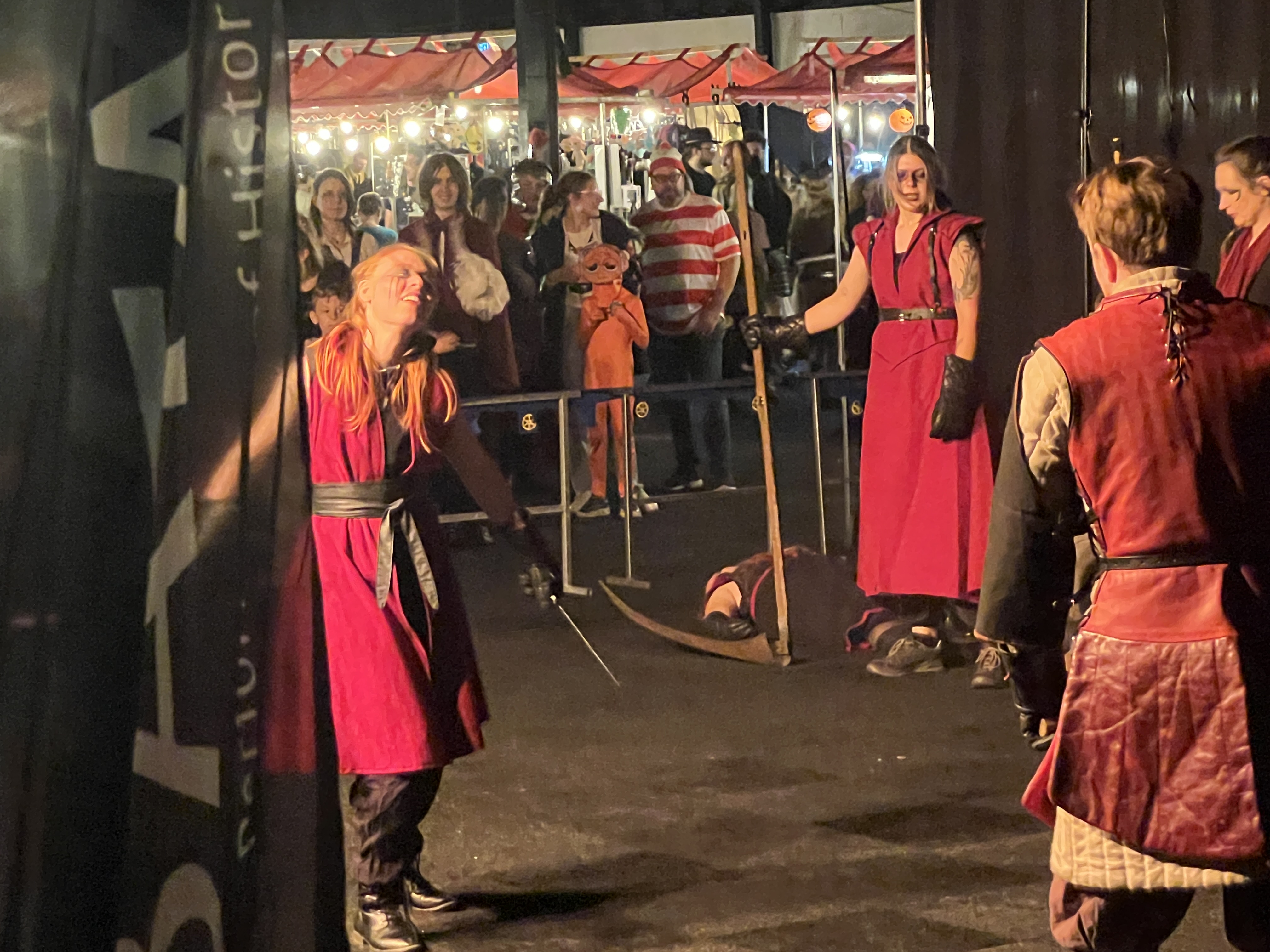 A medieval combat demonstration